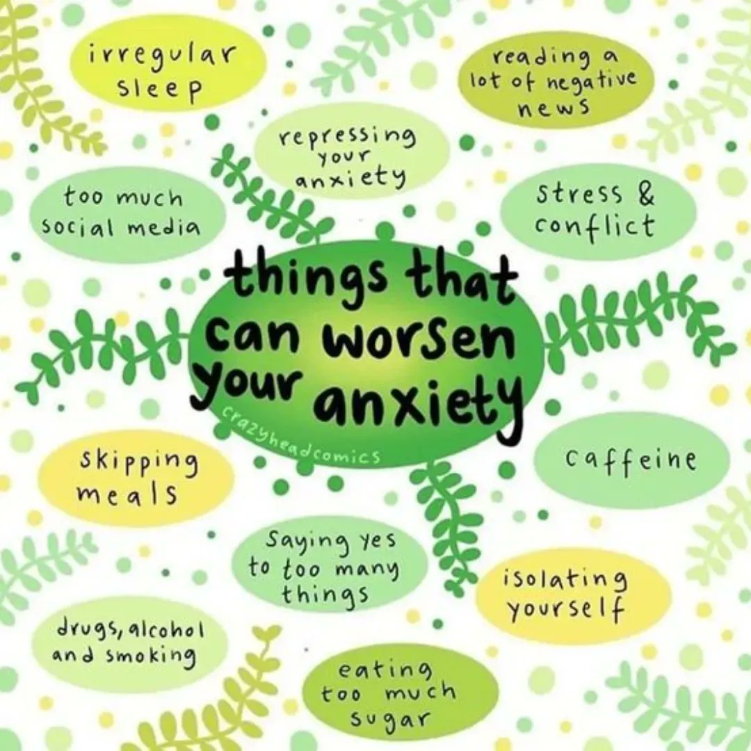 On your journey to better mental health, listen to your mind and body! Try to recognize the feelings that certain actions/events make you feel. If you find they worsen your anxiety, consider removing the harmful activity from your life. #MentalHealthAwareness