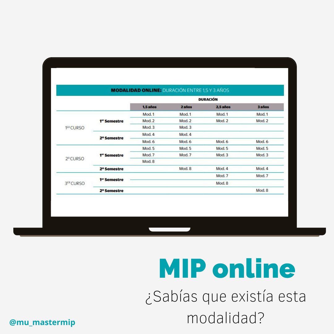 MU_Master MIP. Innovación y Dirección de Proyectos tweet media