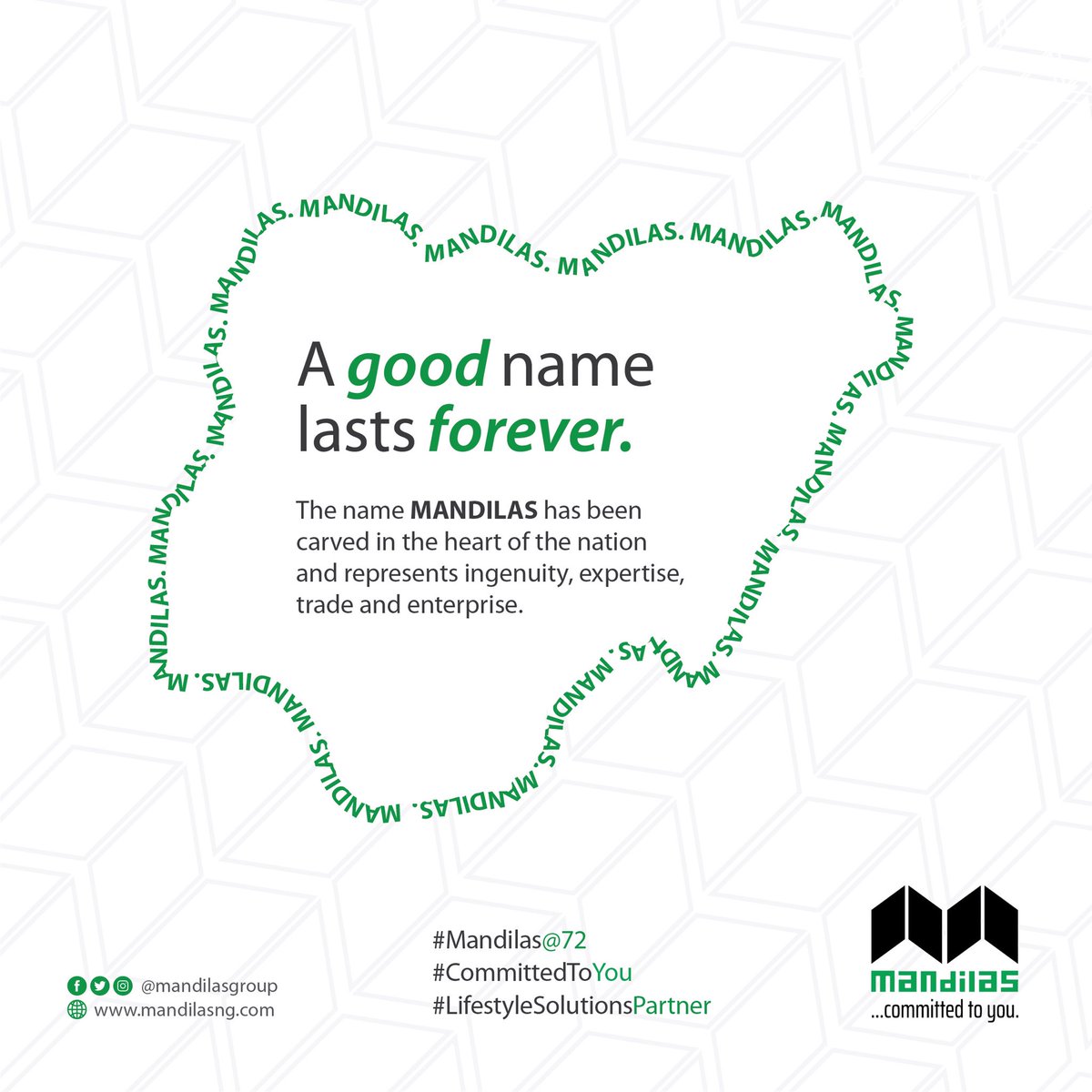 MandilasGroup's tweet photo. A brand built in Nigeria, for Nigerians & Nigerian businesses. 💯
#Mandilasat72 #CommitedtoYou #LifestyleSolutionsPartner #BusinessNow https://t.co/cVZQi7dHHy