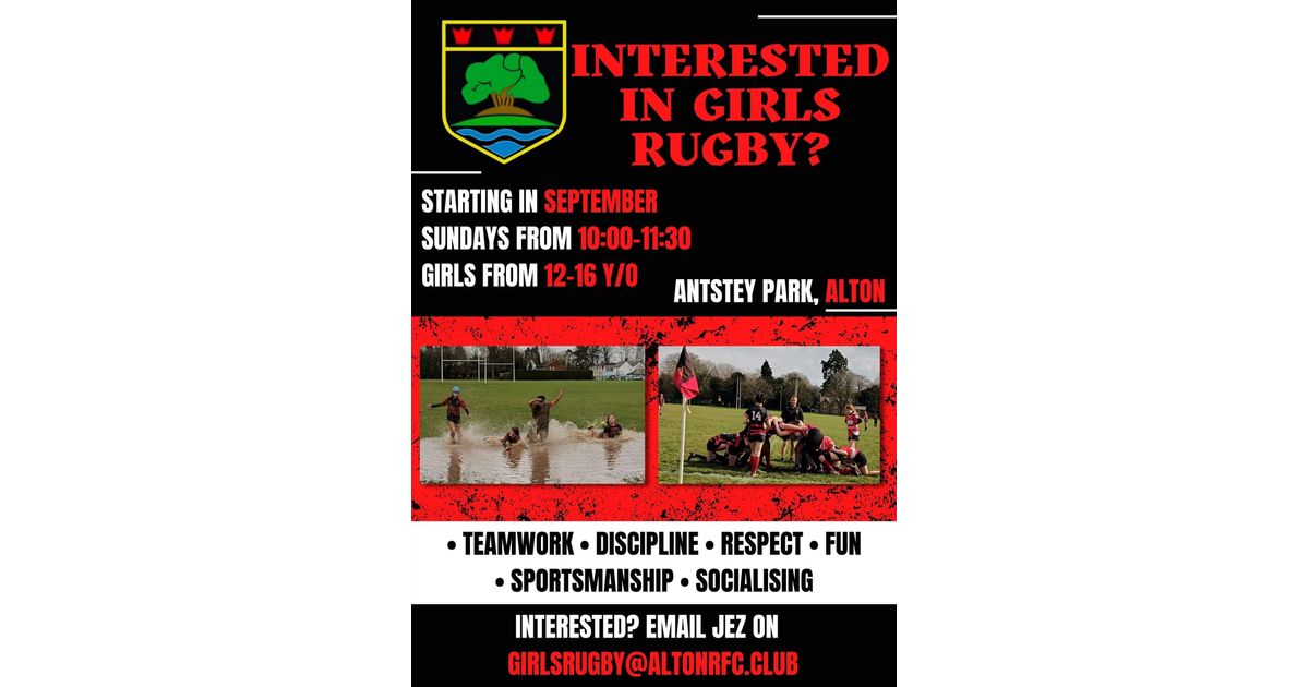 AltonRugby's tweet photo. Girls Rugby at Alton RFC
https://t.co/0MojrOogDB https://t.co/aVIjAiJovX