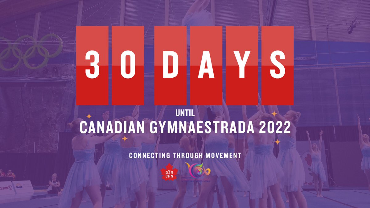gymcan1's tweet photo. This year we are so excited to be headed to Edmonton with @ABGymnastics from June 30 to July 5 for Canadian Gymnaestrada! After 2 years of missed connection, we are so excited to have #ConnectingThroughMovement as this year’s theme! See you there🤸🏻 https://t.co/Mv7PcWG00I