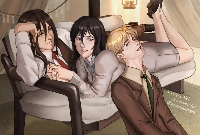 EMA comission for @emeralddlight ❤️
Please do not repost 

#aot #snk 