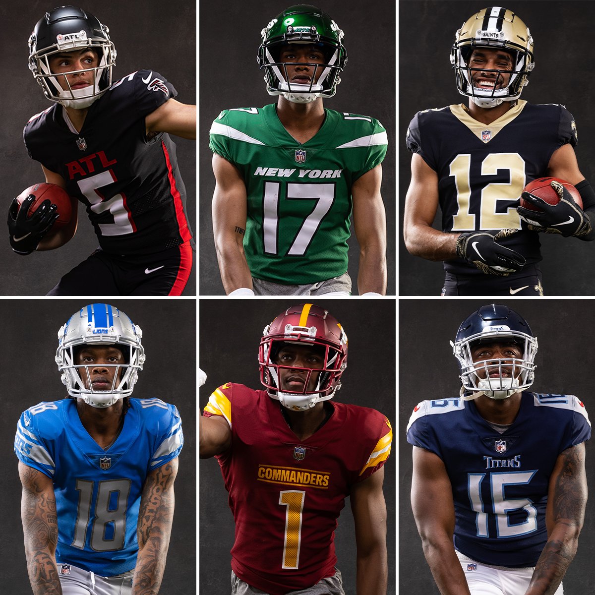 NFL's tweet photo. Which 1st-round WR will have the best rookie season? https://t.co/og5xKeHWGC