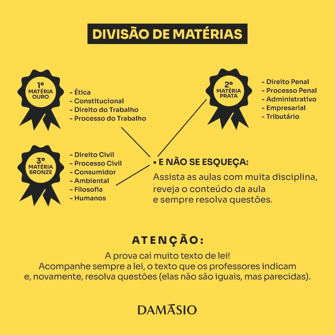 A 1ª fase da OAB te assusta? 👻 Calma, não surte. Essas dicas aqui vão te ajudar muito. Confira! #OAB #examedeordem #damásio