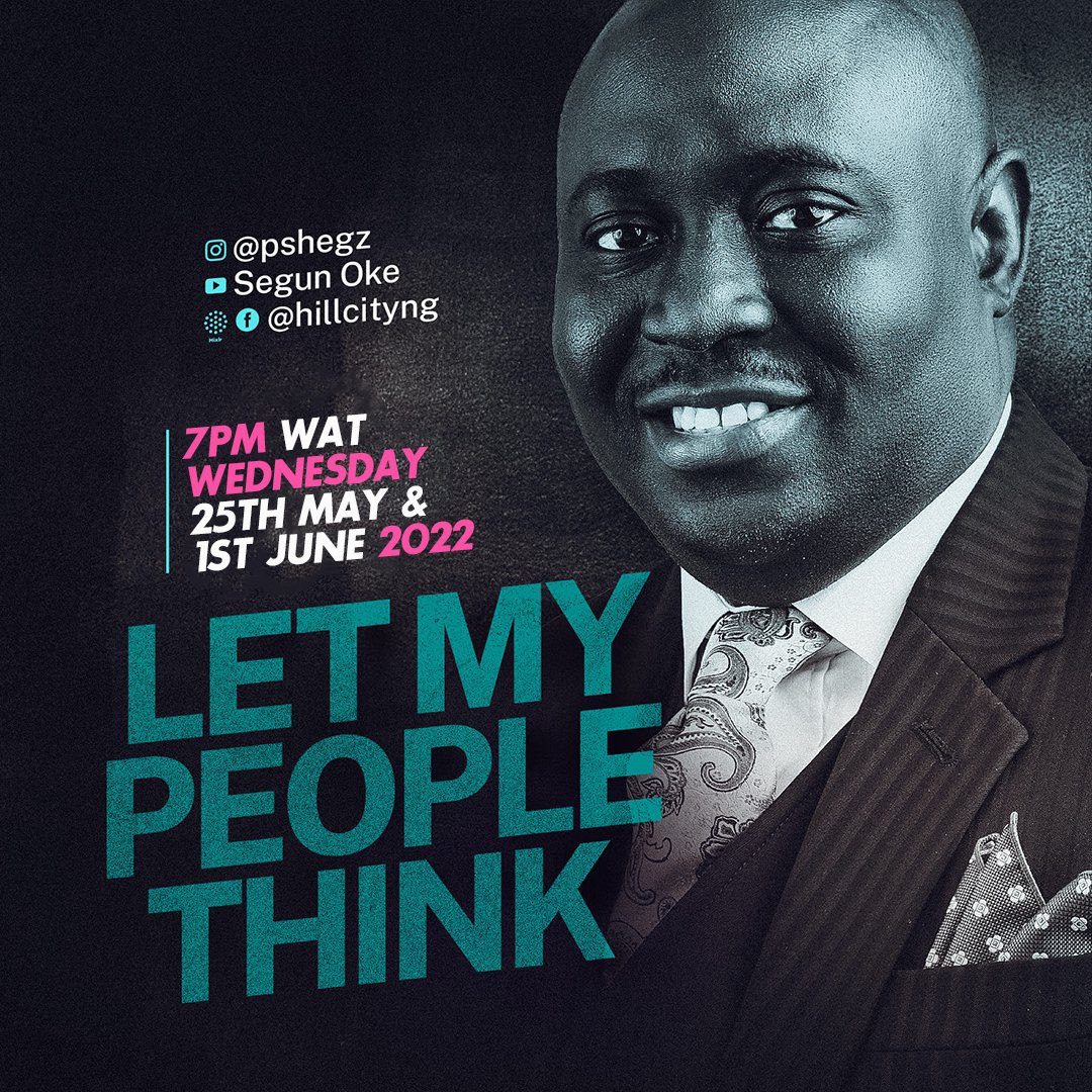 pshegz's tweet photo. Don’t miss these sessions 4 anything.
Date: Wed. 25THMAy & 1STJUNE 2022
TIME: 7:00 PM WAT
Instagram: @pshegz
Facebook: @hillcityng
YouTube: https://t.co/mJGJLlL9ns
Mixlr: https://t.co/KLjaLSIyWW
#LifeandLeadership #PersonalDevelopment #PrinciplesofSuccess #InsightsforLiving https://t.co/69dDJPlj6h