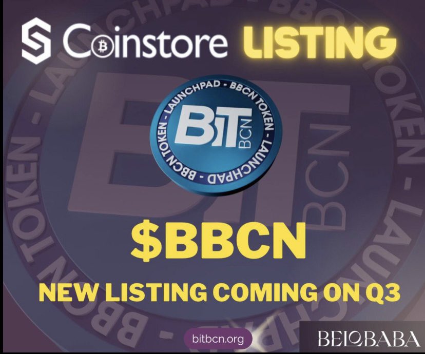 Very happy with the speed that the <a href="/bitbcnlaunchpad/">BELOBABA Launchpad</a> project is taking, once we finish the sale phases of the #BBCN token, we have closed an agreement with <a href="/coinstore_en/">coinstore poc</a> so that it can be listed on its exchange #launchpad #ico #cryptocurrency #Bitcoin #defi