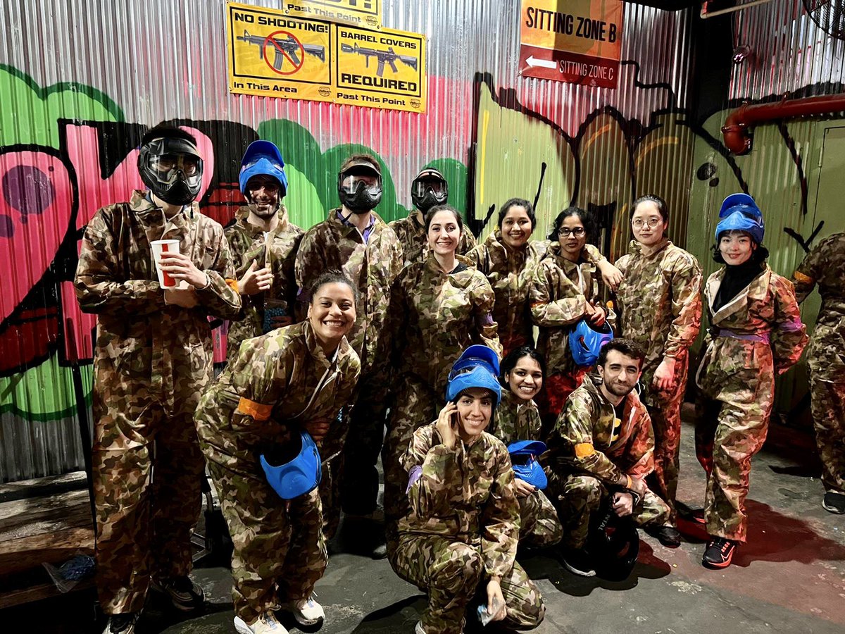 rjalhamed's tweet photo. We could be a tough bunch 💪🏼 Jacobi takes over paintball 🎨 #IMfamily #IMresidency https://t.co/rzYFduHg2m