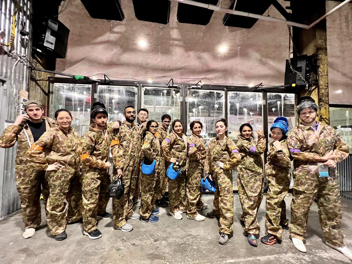 rjalhamed's tweet photo. We could be a tough bunch 💪🏼 Jacobi takes over paintball 🎨 #IMfamily #IMresidency https://t.co/rzYFduHg2m