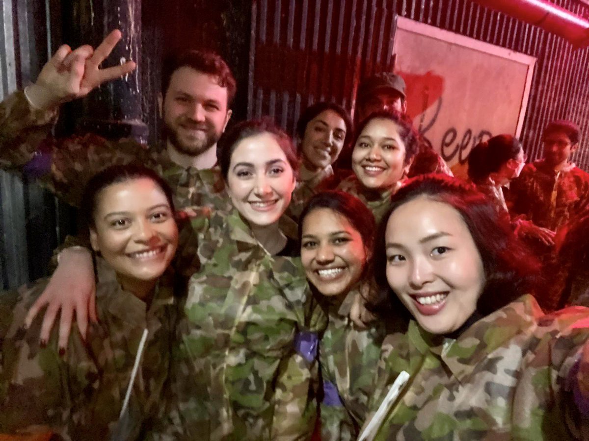 rjalhamed's tweet photo. We could be a tough bunch 💪🏼 Jacobi takes over paintball 🎨 #IMfamily #IMresidency https://t.co/rzYFduHg2m