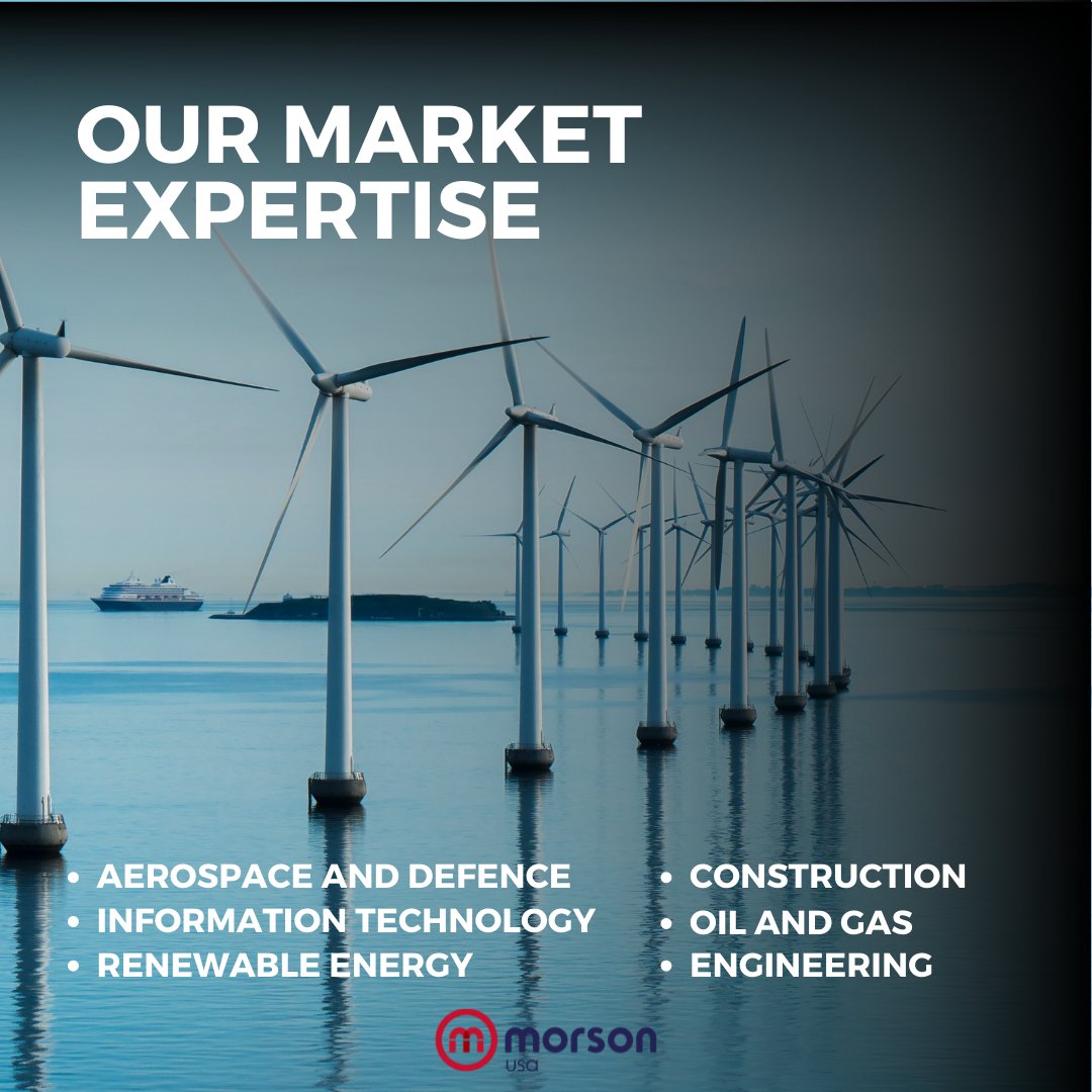 Morson USA is a full-service recruitment agency that works with a wide range of professions on a temporary, contract, and permanent basis across the United States.

Interested in learning more about our process? Visit morsonusa.com

#MorsonUSA #technicalrecruiter