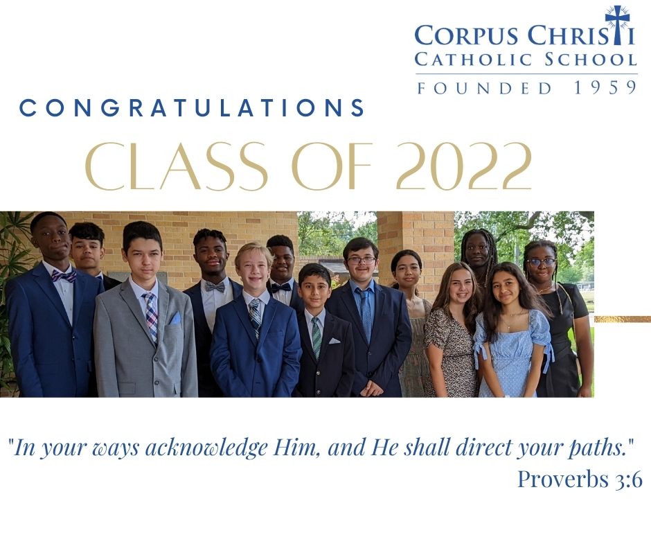 CorpusColts's tweet photo. #Proud of our #8thGrade class! Wishing each of you all the best in high school. Go #Colts!
#Blessed #ChooseCatholicSchool #smallschoolBIGDIFFERENCE #STREAM #CatholicEducation #makingadifference #makinganimpact #faith
#OpenWidetheDoorsforChrist https://t.co/sonUR03wdd