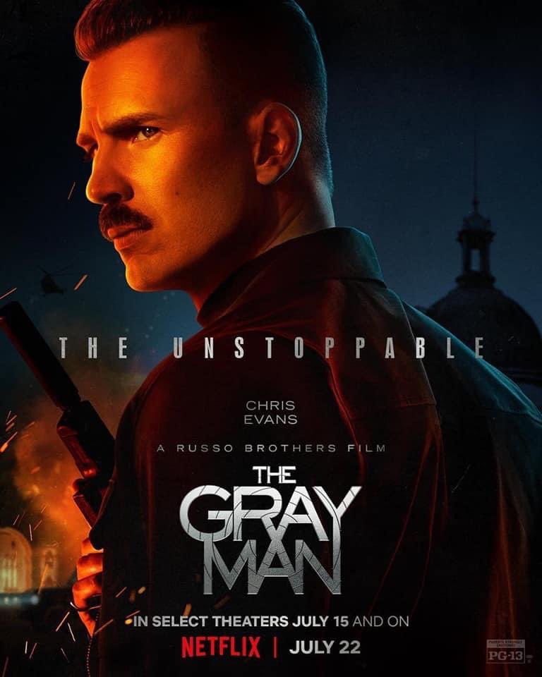 videoclub4radio's tweet photo. ¡Posters de #TheGrayMan ! Protagonizada por CHRIS EVANS, ANA DE ARMAS, RYAN GOSLING y DHANUSH.

Estreno 22 de Julio en @NetflixLAT https://t.co/TUY5XcRgQx