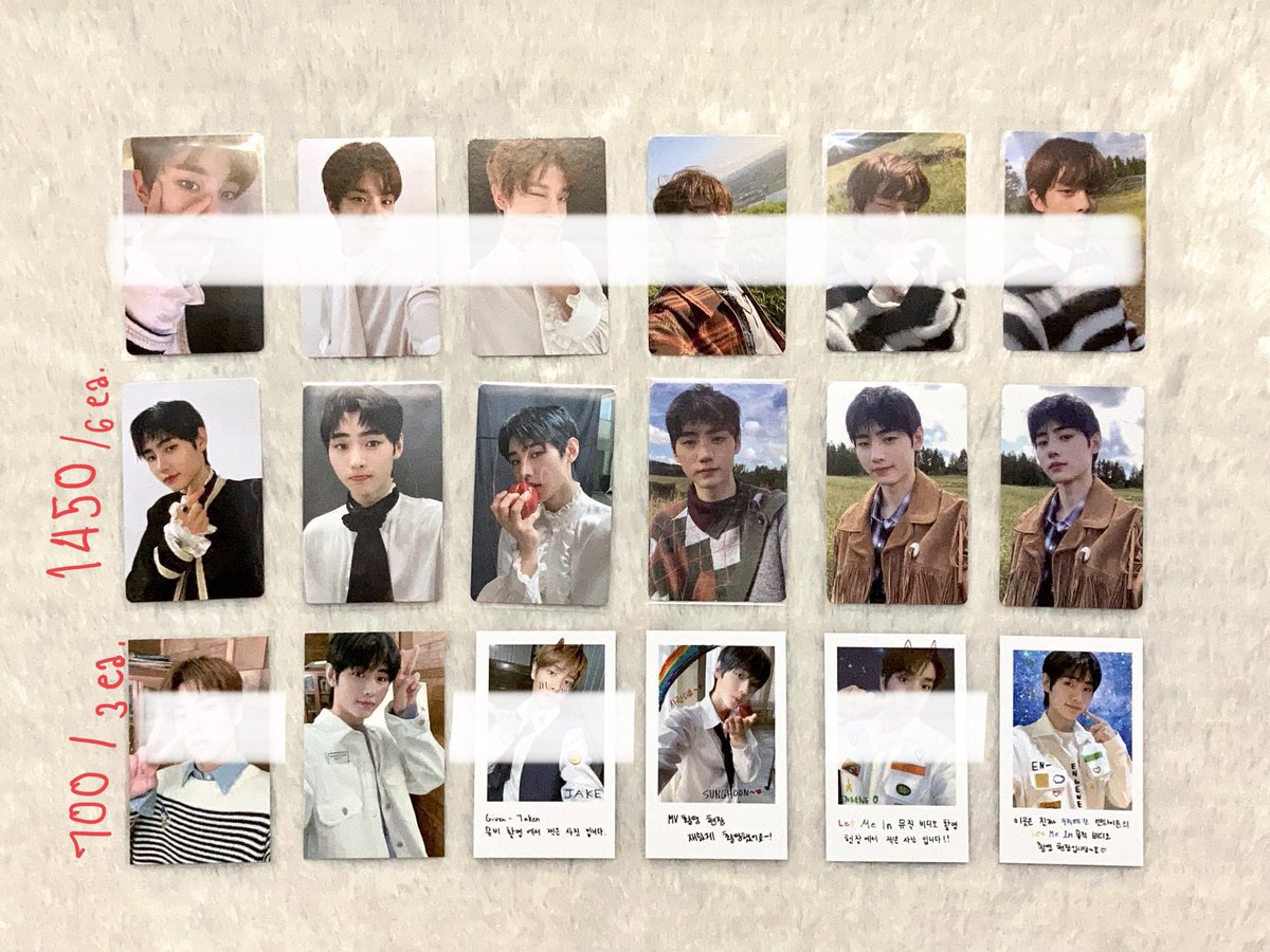 jajackiejackrin's tweet photo. — pls rt { ขายหมดสุ่มแจก 50 บาท}
พร้อมส่ง 📦
ขายแยกราคาตามรูป 
รับ2ใบขึ้นไป ส่งฟรี 📮

เดมมาขอรูป/สอบถามรายละเอียดเพิ่มเติมได้ค่ะ
#ตลาดนัดENHYPEN https://t.co/LrQAkRrH1B