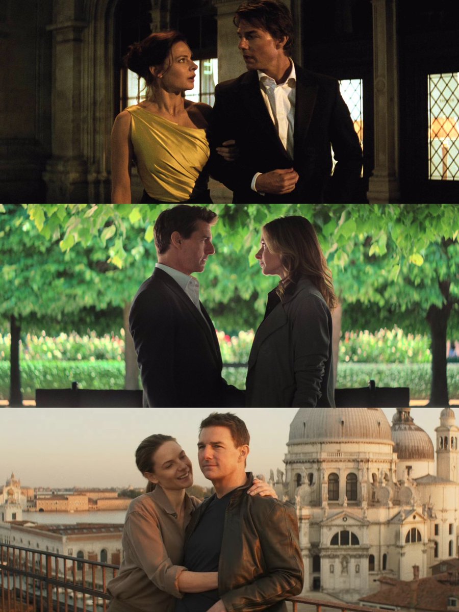 ilsa and ethan throughout the mission: impossible movies