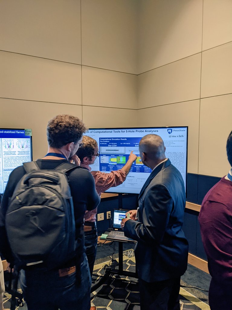 GimasLab's tweet photo. Our undergraduate student @gogeta581 did a great job presenting the poster that he and @sawyer_dahae put together for #AIDCAT2022 at #PennState! https://t.co/mX2W2QW99y