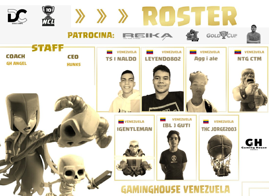 NCL10 | ROSTER | GAMINGHOUSE 🇻🇪