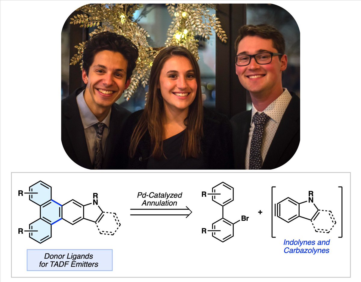 GargLab's tweet photo. Delighted to share our collaborative study with the Thompson group @USCChemistry in @ChemicalScience on leveraging hetarynes to access π-extended donors for TADF emitters! Congrats to all authors, including our own Katie, Jason, and Robert 🎉 @uclachem https://t.co/rl4NNs0jeP https://t.co/qvO7NSyCpw