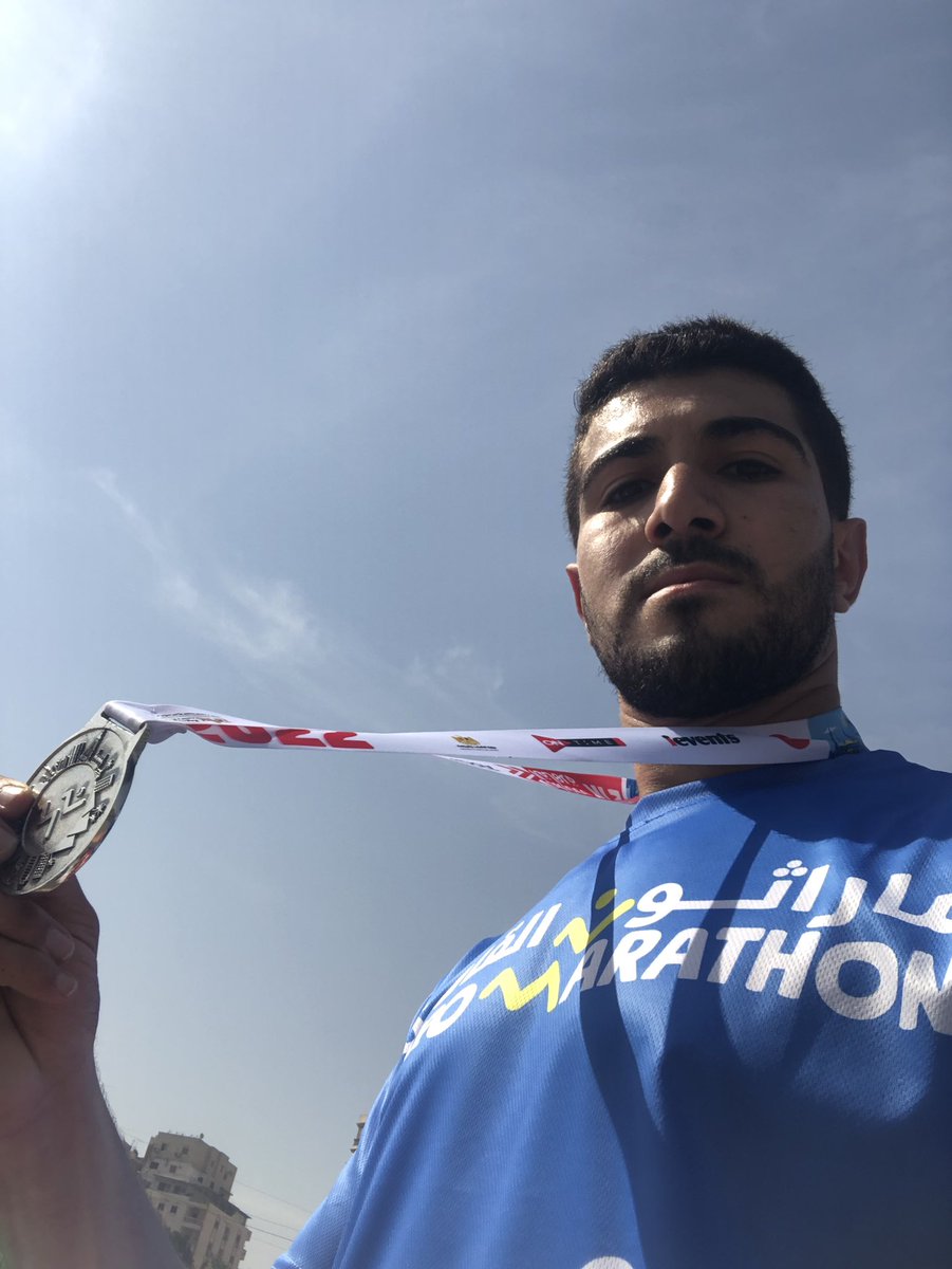 iibrahimeladawy's tweet photo. Anything you wanted to know about yourself youโll get it in a marathon race #cairorunners #cairomarathon2022 https://t.co/O0fnB0Vuz8
