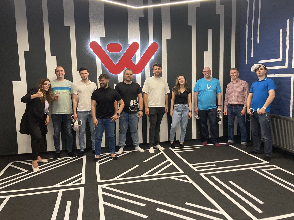 Had a great few days in Iaşi last week, working with our local @Bandwidth team on plans for the future including an expanded office in the heart of the city. 

Also managed to find time for a VR workout/team building game 😄