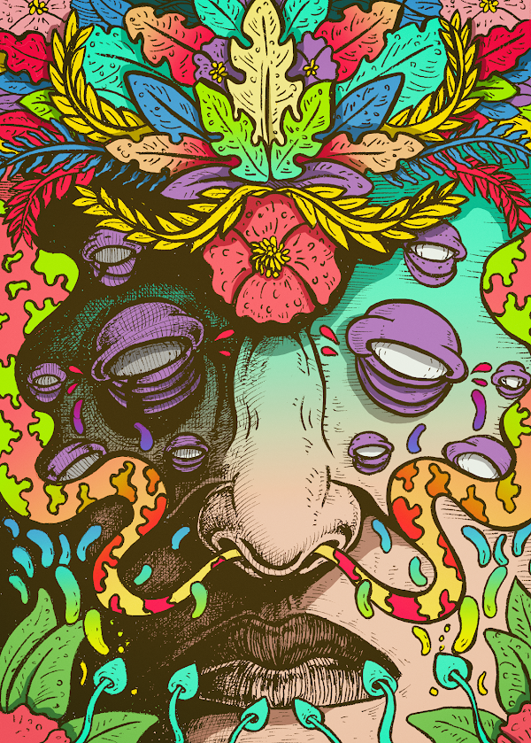 Inspector_9's tweet image. One of my favorite @VoodooSalad editions
'Pushing Daisies' 🌺🌿🍄🌈