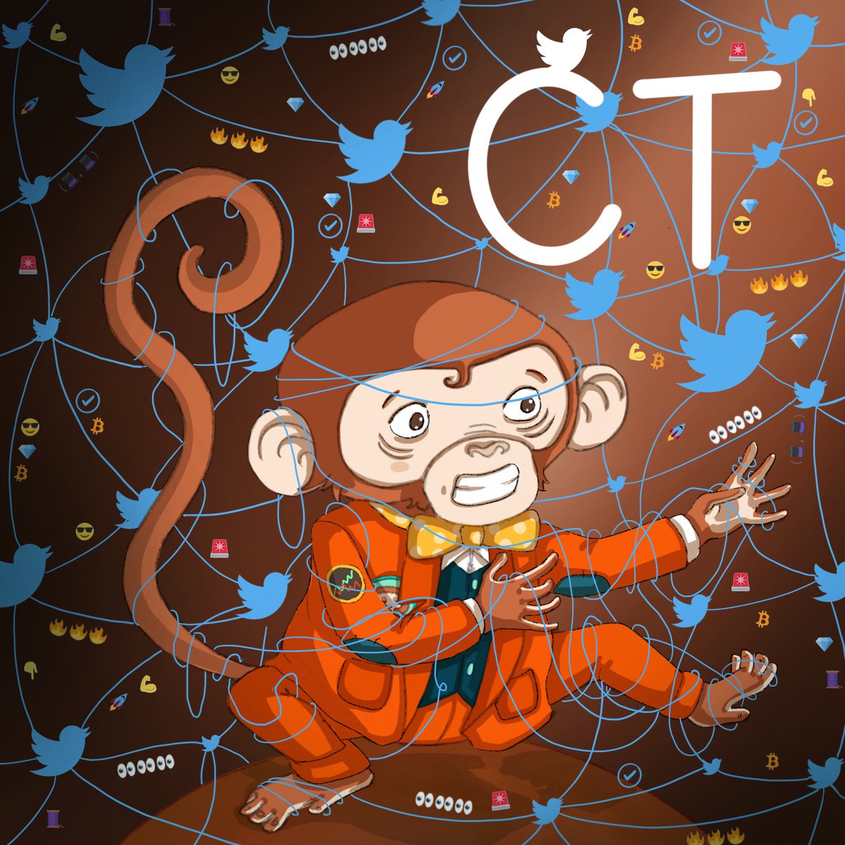 cryptoslangooor's tweet photo. Sometimes it feels just like this when I try to find meaningful info in CT ! 
This is the first draft of the CT #nft. Do you like it #NFTCommunity and dear #nftcollectors  ?
#nfts https://t.co/tI8F1rwiJf