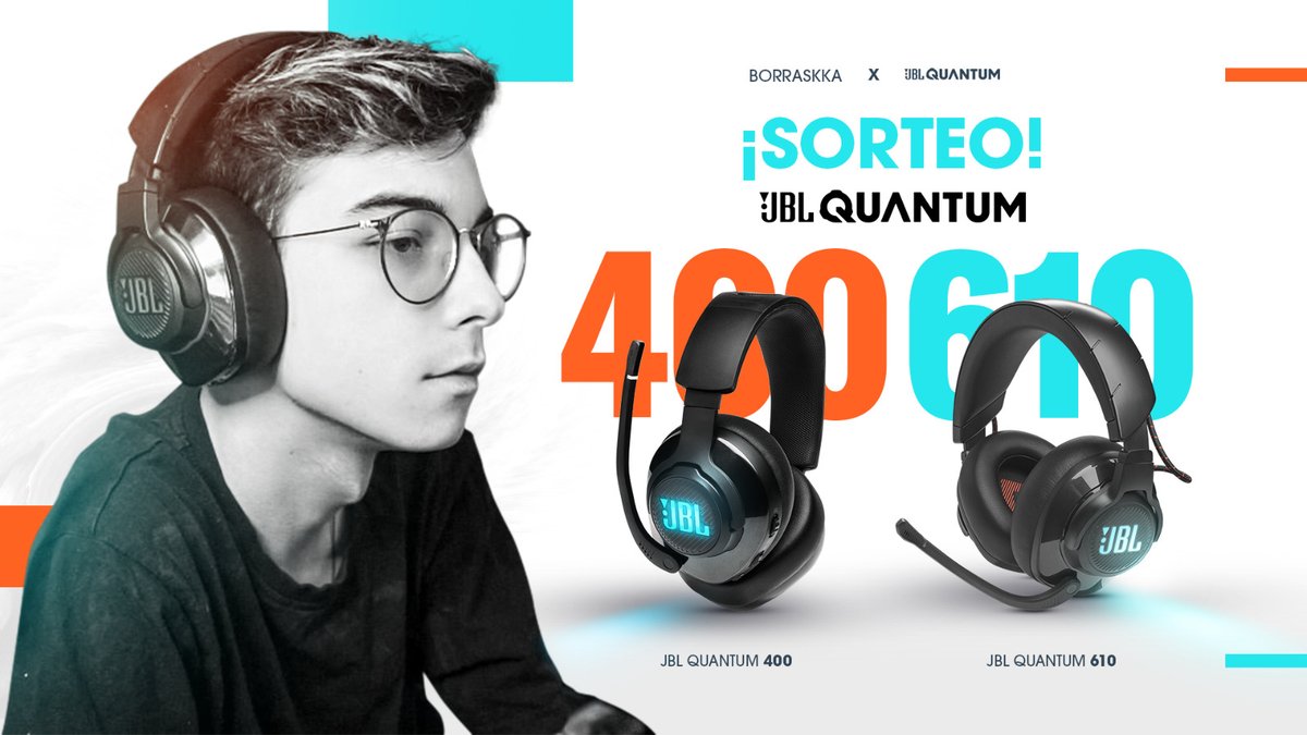 borraskkaaa's tweet photo. ojo con el sorteo con los panas de
@JBLQuantumESP. Fácil y sencillo. Unos 810 y unos 610 pueden ser vuestros.

Para participar:

🔀 RT este tweet
✅ Follow @borraskkaaa y @JBLQuantumESP !
📝 Menciona a tu amigo que necesita urgentemente cambiar de auriculares. https://t.co/BJZ9uKgBmF