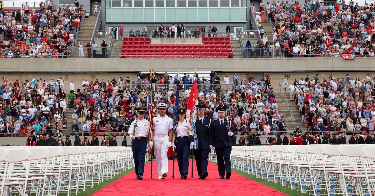 rpi's tweet image. Thirty-six Rensselaer ROTC students were recently commissioned, signifying the beginning of their active military service. bit.ly/3a8LWlv #RPI2022