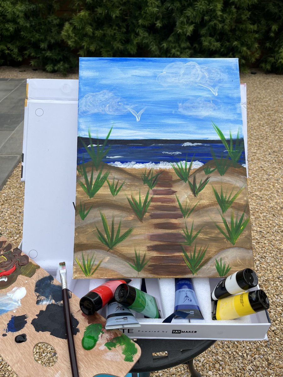 Miller_Kaplan's tweet photo. Last week, we celebrated the end of busy season with a little artistic flair. 
#ItsMoreThanJustNumbers #MillerKaplan #celebrate #painting #art #tax #busyseason https://t.co/JqnheB9WwH