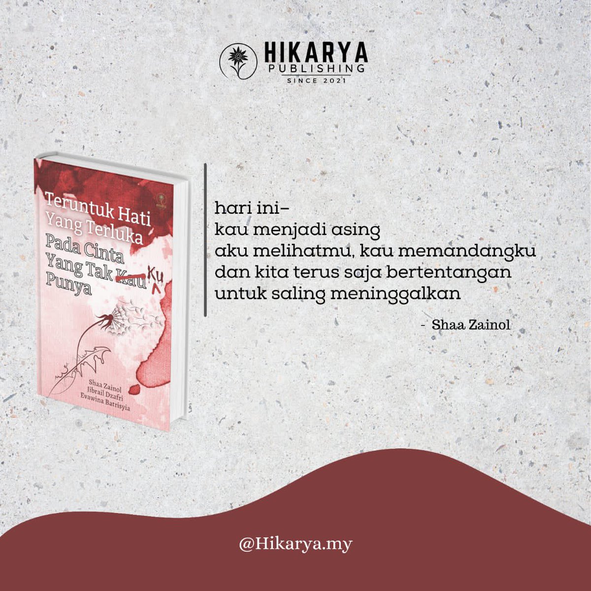 shaazainol's tweet photo. “aku melihatmu, kau memandangku dan kita terus saja bertentangan” –Shaa Zainol #puisi #puisilover https://t.co/LvNe5UmWwE