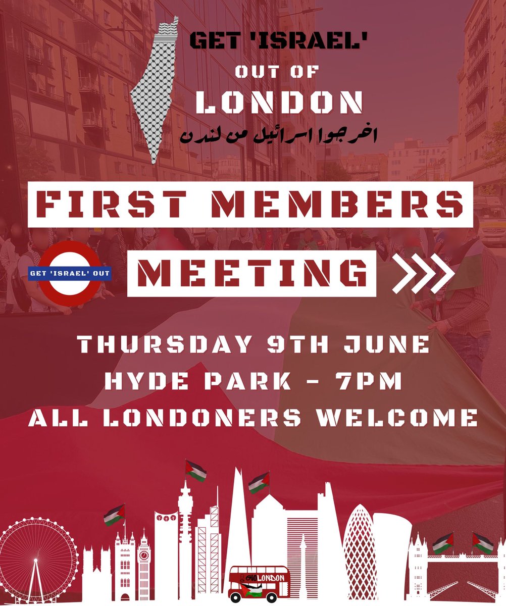 Get ‘Israel’ Out of London tweet media