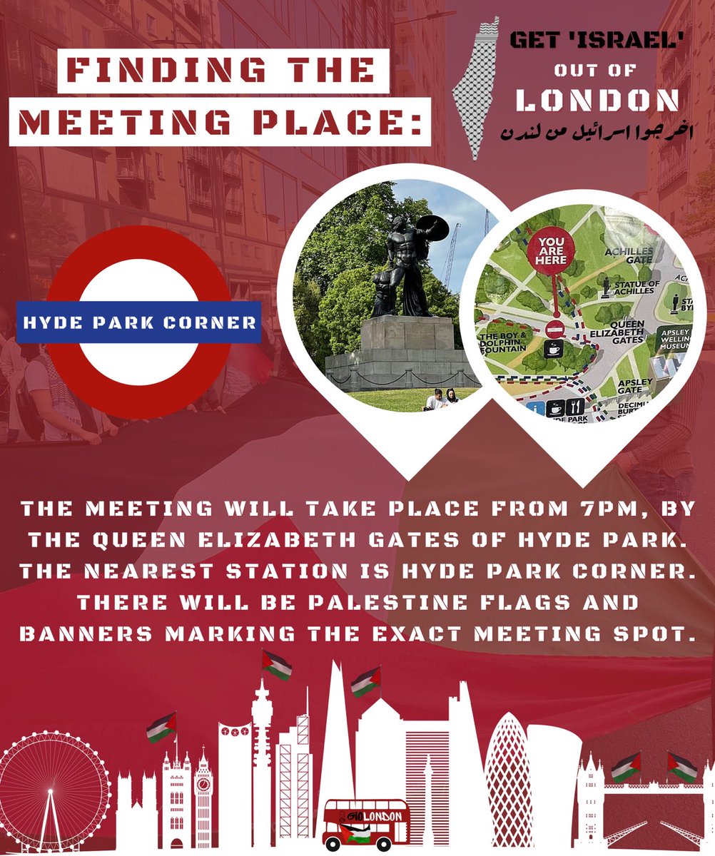 Get ‘Israel’ Out of London tweet media