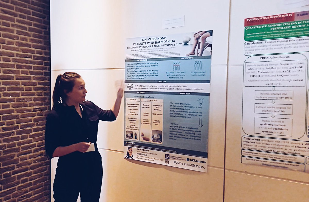 AntheFoubert's tweet photo. Really enjoyed the #PSiM2022 Congress in Maastricht, the Netherlands.🇳🇱🌷Glad to share my research project, attend interesting  lectures and meet nice colleagues in pain research!🙌🤩 @PaininMotion @MOVANTresearch @UCLouvain_be https://t.co/34zEcDmymk