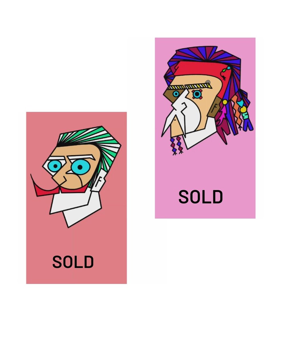 Salvador Dali and Captain Jack Sparrow were sold to dear <a href="/NFTipi/">Tipi ᑎᐱ</a>💎♥️🙏 Thank you so much for believing in my art!
It is my pleasure💎😊💙
#NFTCommumity #tezoscommunity #tezos #nftcollectors