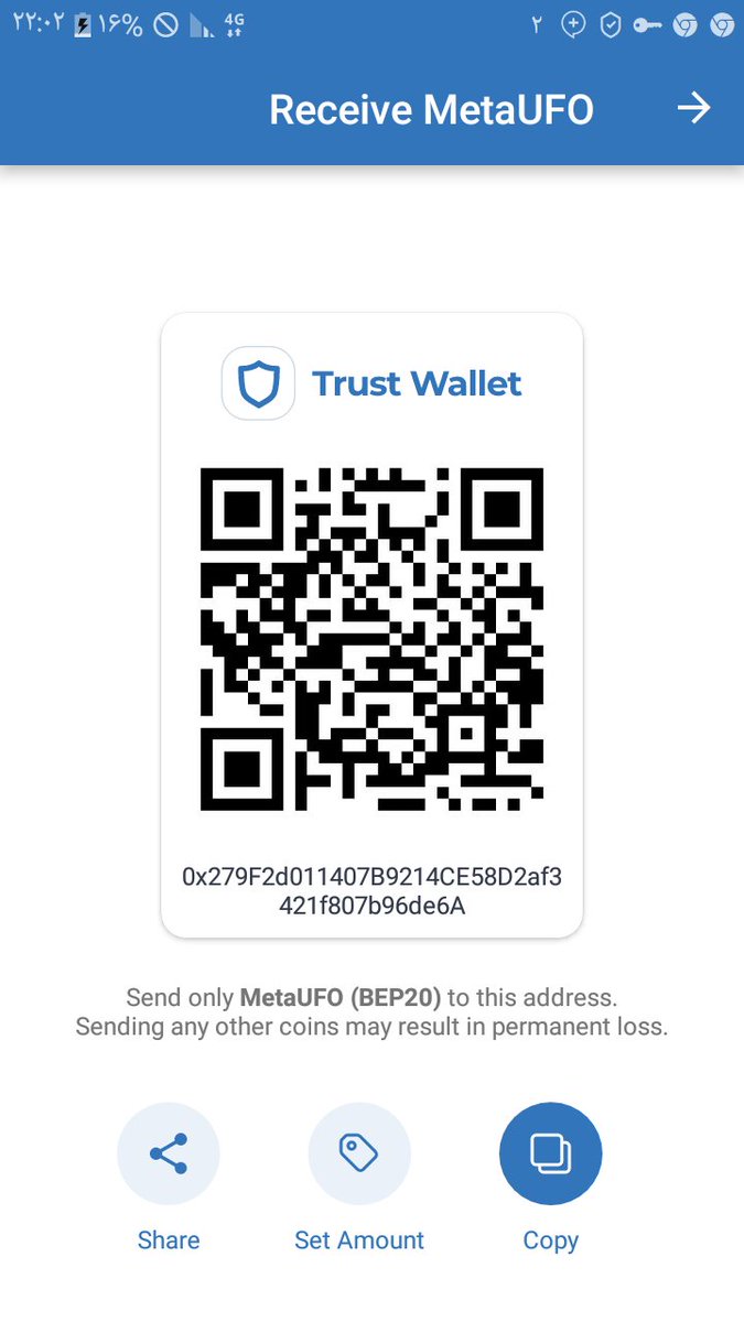 Amir6460's tweet photo. @MetaUFO_Airdrop done

0x279F2d011407B9214CE58D2af3421f807b96de6A https://t.co/ds8kZ2ZHM2