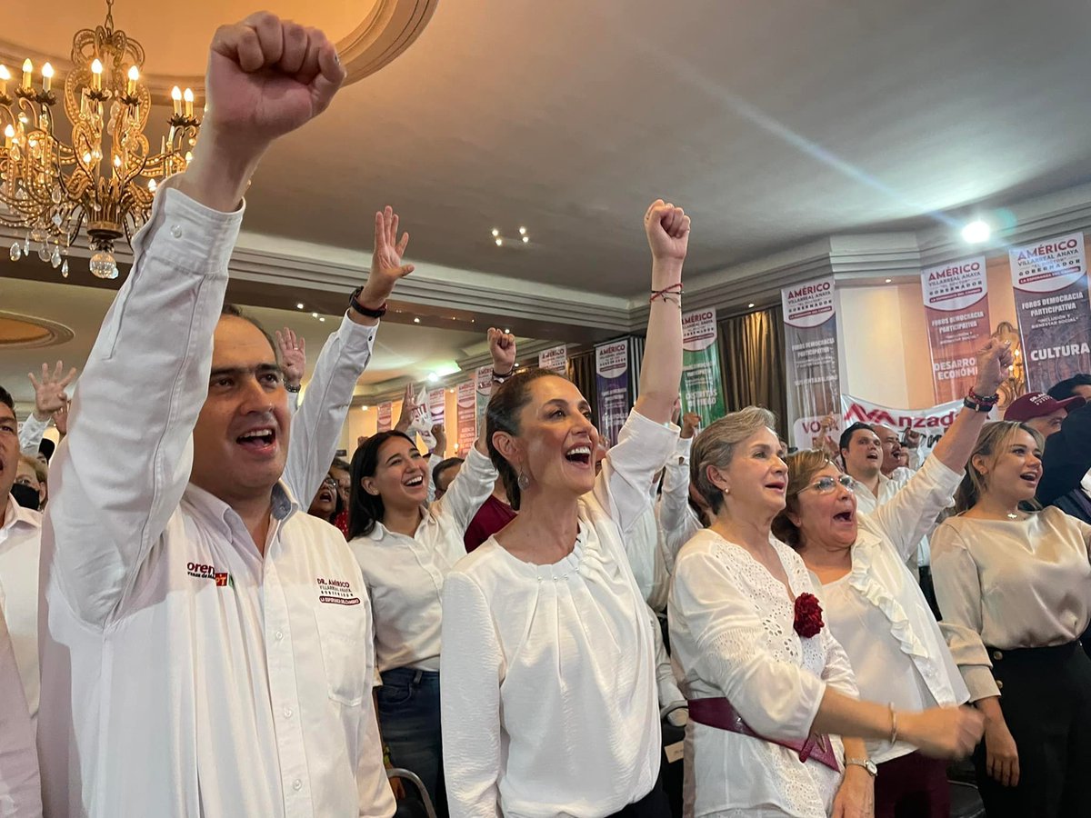 MxStratega's tweet photo. Los aspirantes presidenciales de #Morena miden apoyos y se vuelcan en la campaña estatal del 5 de junio

https://t.co/vNEIvVJWNw https://t.co/icoS2eqb6B