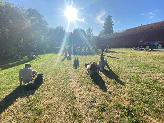 Thank you to River's Edge Kayak &amp; Canoe and everyone who participated in our first Christo Celebration! 🤩🎉

We had a successful day of live music, food, drinks, painting, and the screening of 'Running Fence'. 🎸🎤🎨🍷❤️

#christovoyage #christocelebration #runningfence