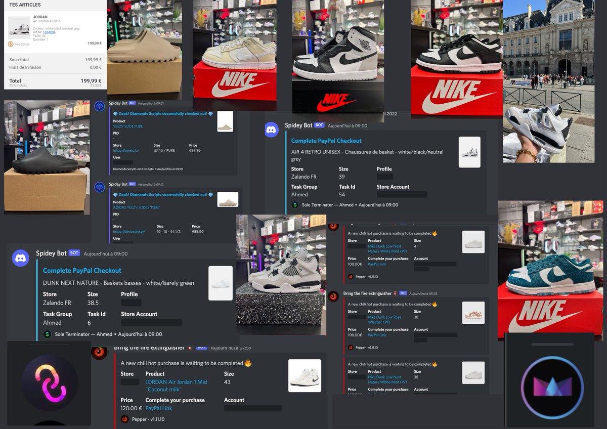 Last week stuff :
B : <a href="/SoleTerminator/">Sole Terminator</a> <a href="/PepperScripts/">PepperScripts</a> <a href="/DiamondsScripts/">Diamonds Scripts</a>
P : <a href="/ReversRetail/">Revers Retail</a>
CG : @Silent_Fnf <a href="/NotifyFrance/">Notify France 🇫🇷 - Cook Group Français</a> <a href="/DiamondsNotify/">DiamondsNotify</a> @LuteciaProject 
T : <a href="/ToolsHubio/">Tools Hub</a>