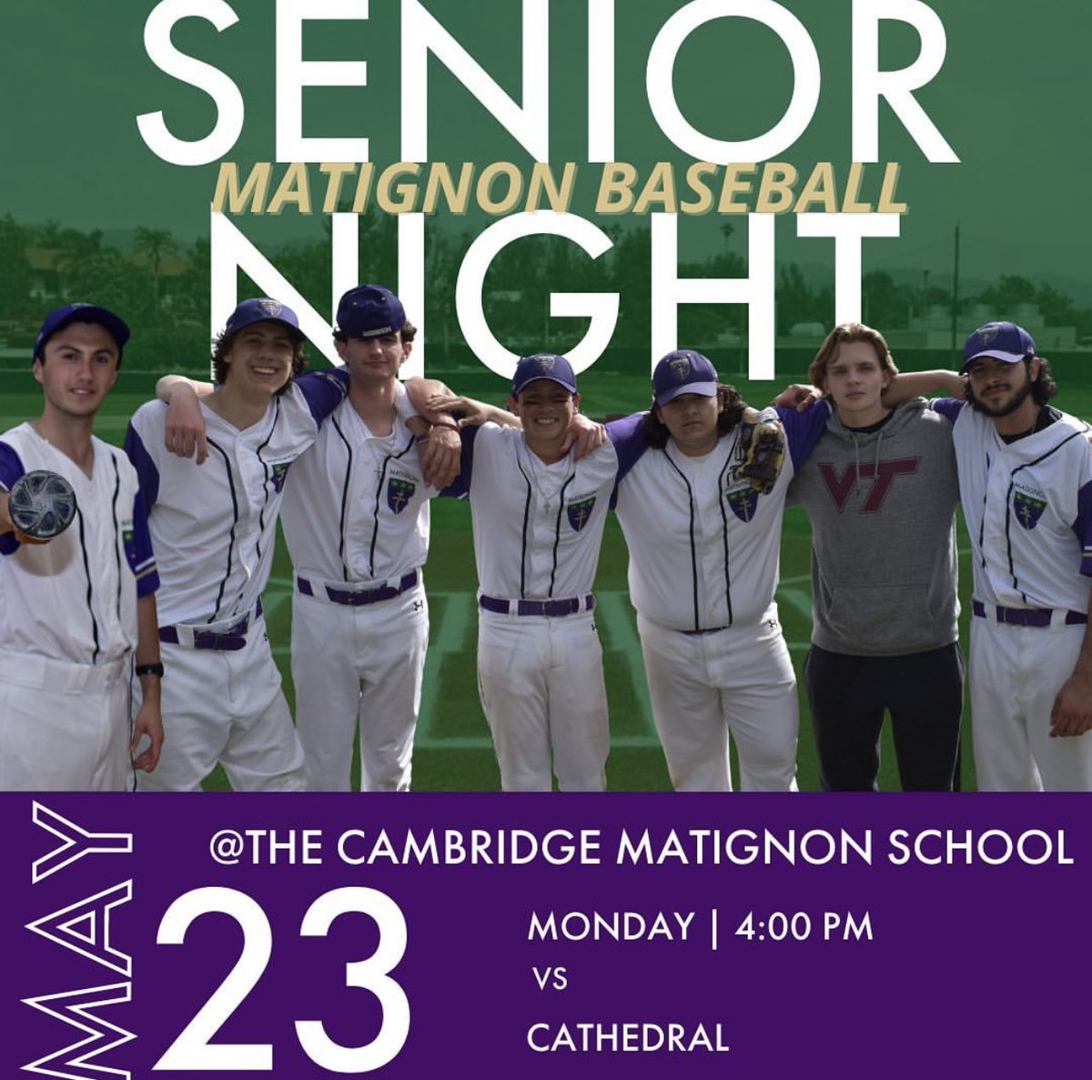 The Cambridge Matignon School Baseball Program tweet media