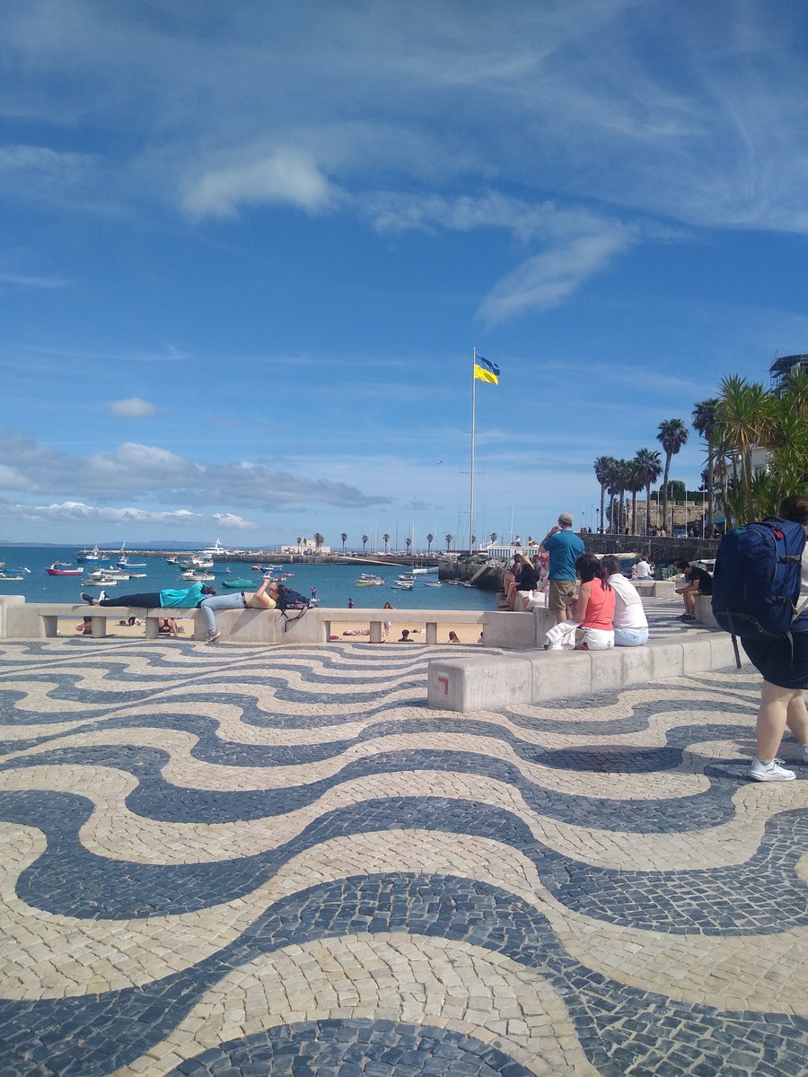 SoulUndergrnd's tweet photo. #Caiscais #Portugal #Lisboa #Lisbon showing solidarity with #Ukraine️
ps nice pavements. https://t.co/BLtptBfjQx