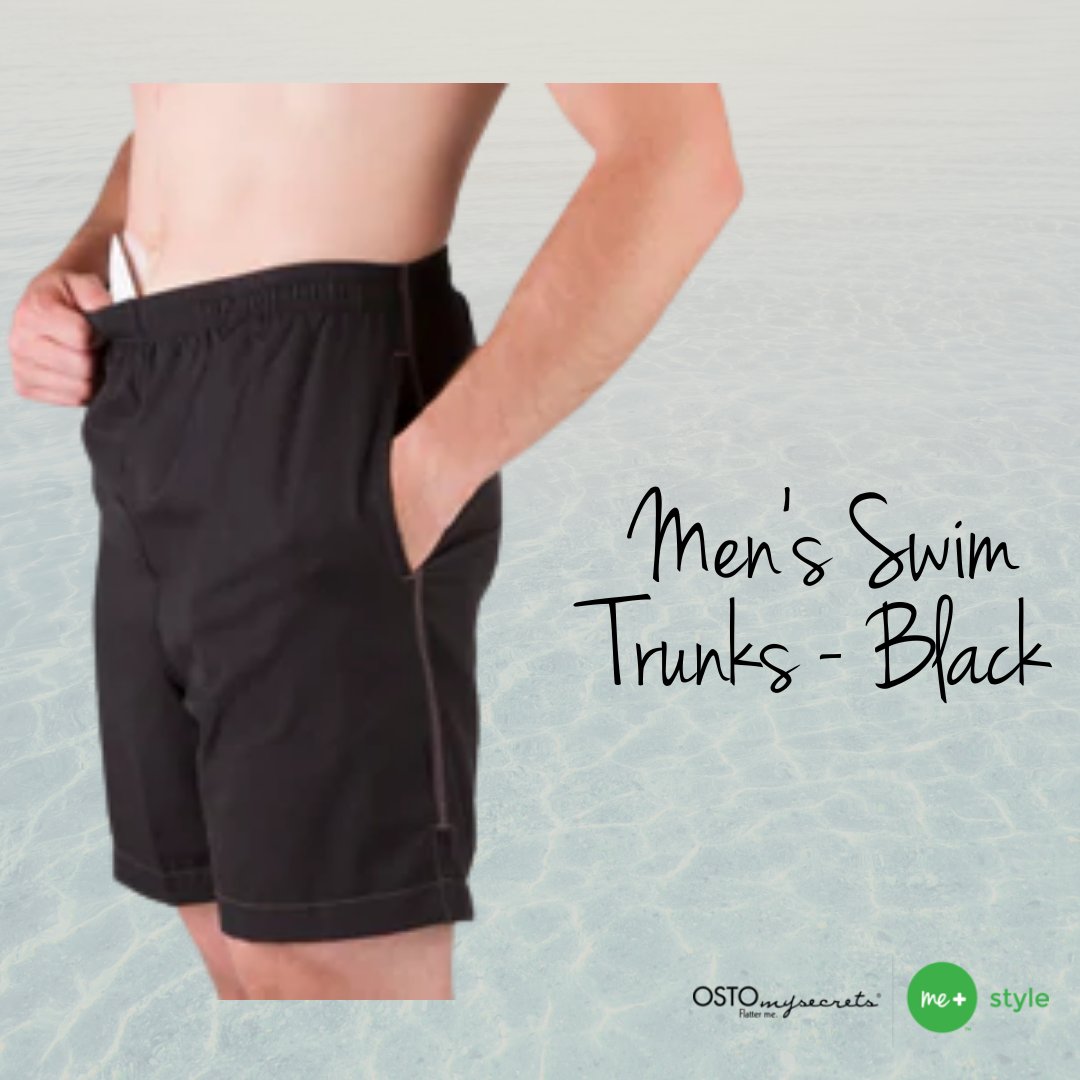 ostomysecrets's tweet photo. Take the plunge! This classic black swim trunk is ready for a day at the beach, the pool or just relaxing by the water. 🏊
Shop now: https://t.co/VvkGS4euHE
#ostomysecrets #ostomyapparel #myostomy #ostomy https://t.co/hndQo3u1nf