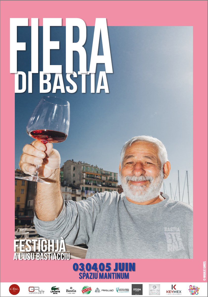 BastiaEterna's tweet photo. FESTIGHJÀ⚡️  Fiera di Bastia - 03 au 05 juin 2022 🌿

#FieraDiBastia #Giuventù #Bastia #Eterna https://t.co/SZZDGQ7HDV