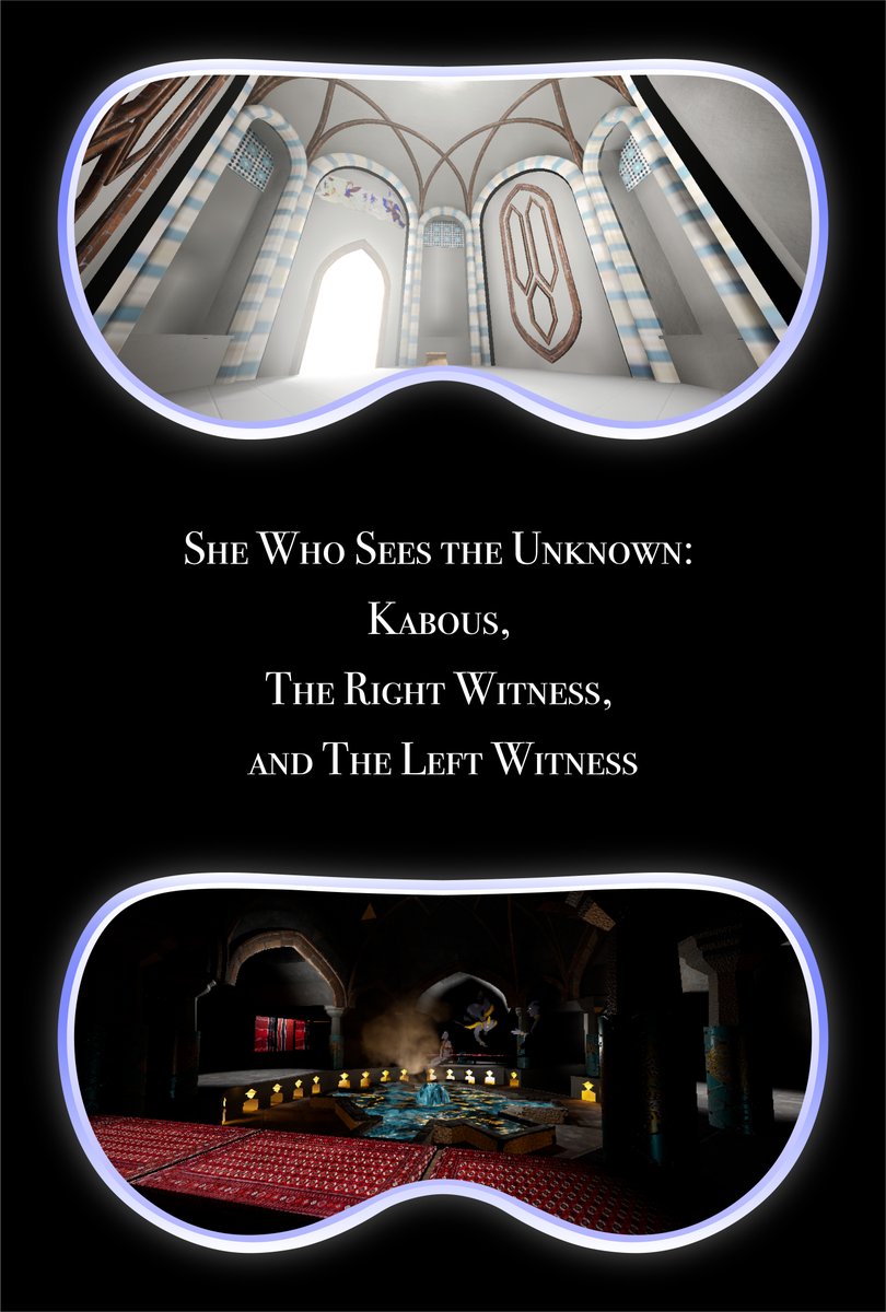 NNesvaderani's tweet photo. Morehshin Allahyari, Iranian-Kurdish 3D artist to show groundbreaking VR film "She Who Sees The Unknown: Kabous, The Right Witness, and The Left Witness." #VirtualOtherwise Conf. Day One: June 2. Register for FREE. https://t.co/rLbXdTme4V https://t.co/YIbN44kwu4