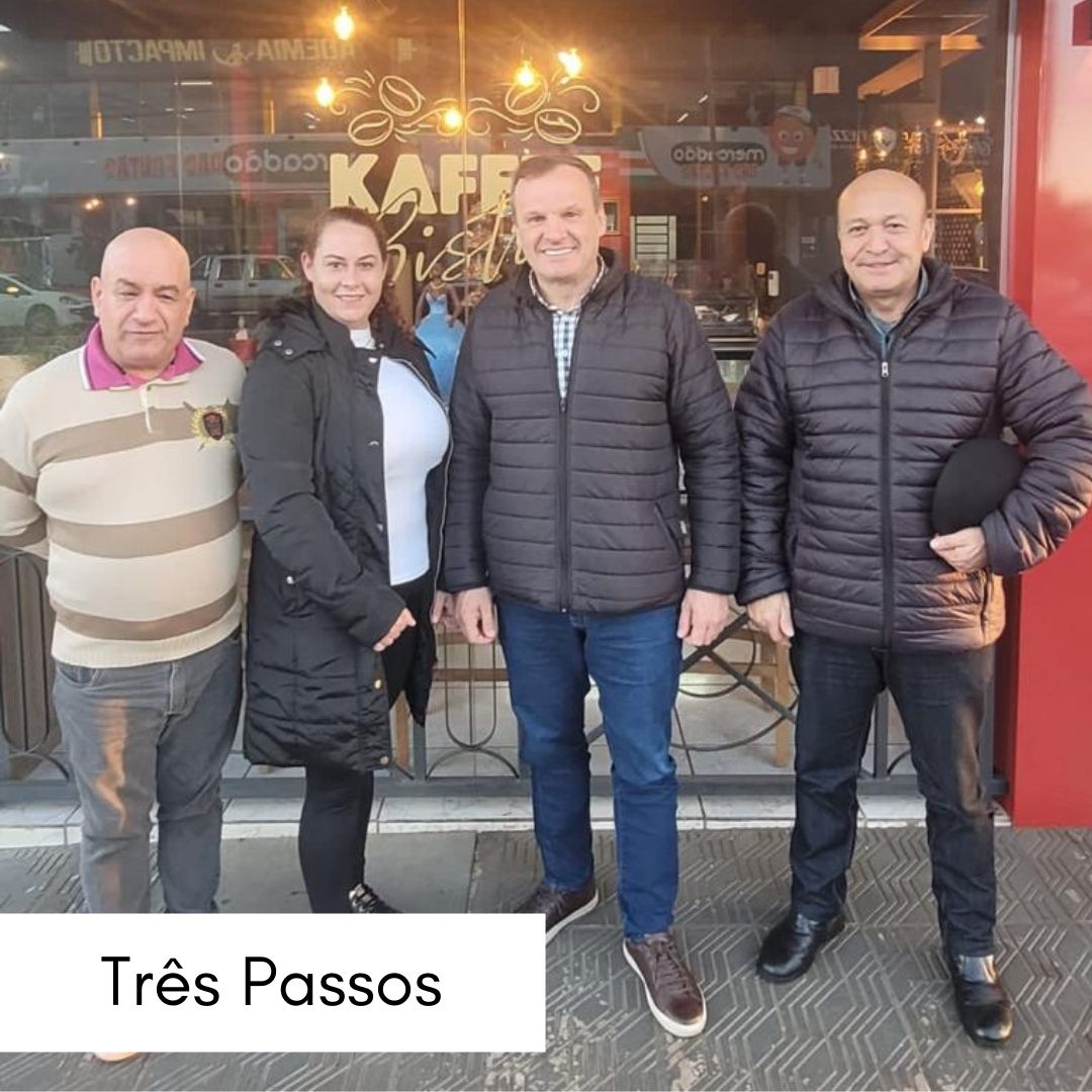 JoseScorsatto's tweet photo. Agendas da última semana pelas regiões de São Martinho, Bom Progresso e Três Passos. Importantes discussões e encontros que fortalecem diálogos e iniciativas. Que possamos seguir trabalhando, construindo e realizando cada vez mais pelo nosso RS. #novasatitudes #novasideias https://t.co/WJeC1mW6Af