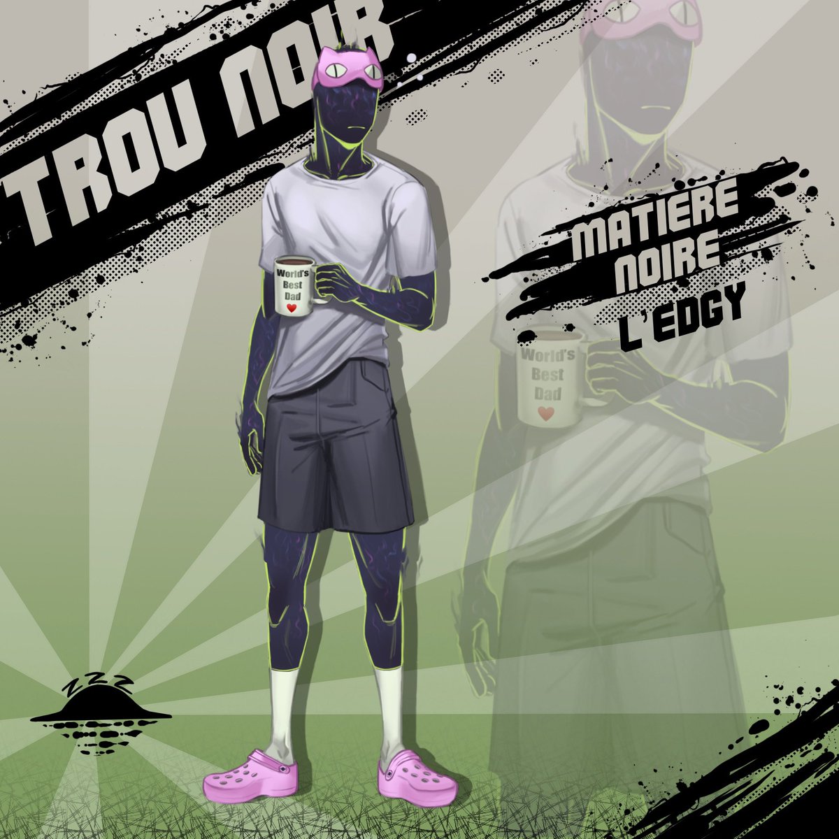 Matière Noire ayant matière grise, prêt à mêler
#Universona #TeamTrouNoir