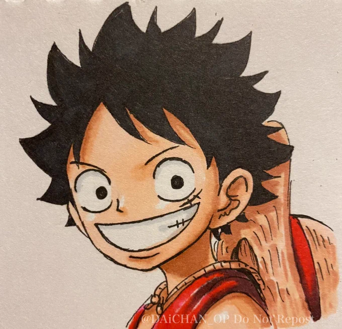 今夜は三強をデフォルメで🖋

#ONEPIECE #イラスト 