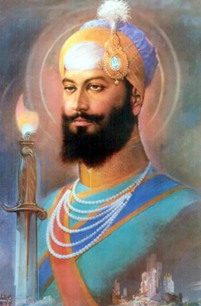 gnfkCanada's tweet photo. Today marks the  Guru Gaddi Diwas of Dhan Sri Guru Hargobind Sahib Ji. Guru Ji gave sikhs the concept of Miri (Temporal) and Piri (Spiritual) by wearing two swords. He declared it is everyone's duty to stand up to oppressors against injustice and protect the innocent. https://t.co/cc3yKMqZvi