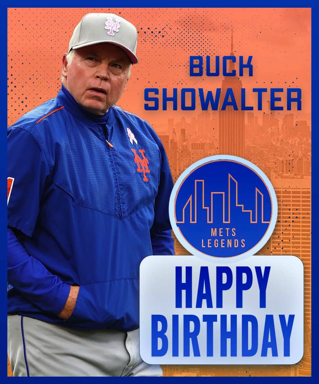Happy Birthday, Skip!  manager Buck Showalter turns 66-years-old today! 