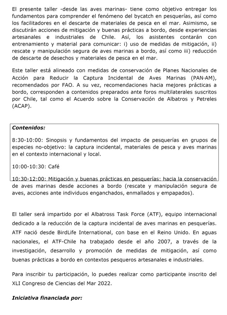 Ciencias del Mar 2022 tweet media