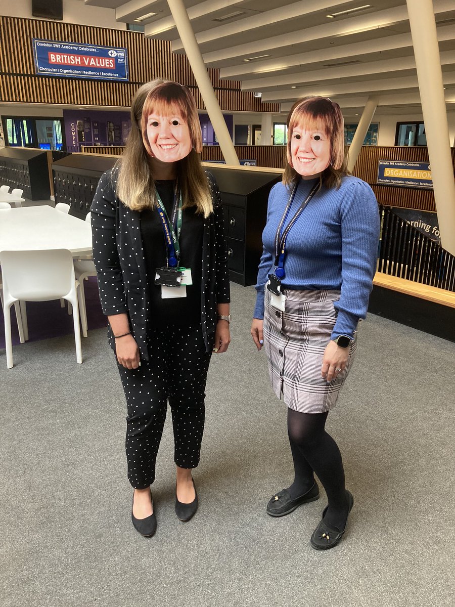 #queenlynn made a double appearance at <a href="/OSWBAcademy/">Ormiston SWB Academy</a> today! <a href="/LynnMJones7/">Lynn Jones MBE</a> <a href="/keen4geography/">Miss Keen</a>