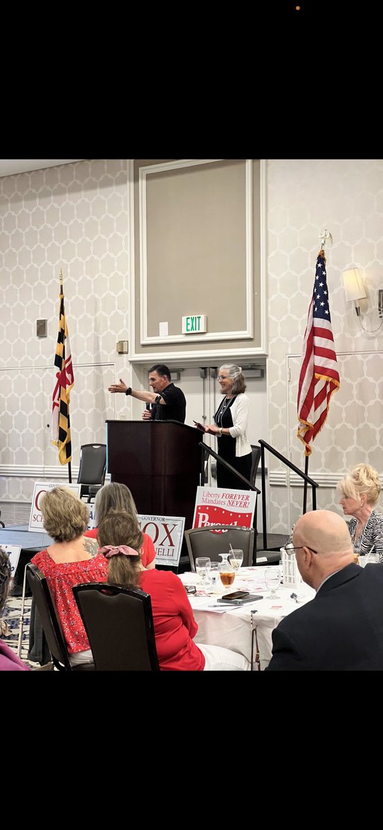 JThormann's tweet photo. This Saturday we were with the Republican Women of Baltimore County discussing the issues our country is facing.
Together we can be great. Divided we will fail. #JoinJohn and together we can #SaveAmerica.
https://t.co/853BnZRUjS https://t.co/qAklYgRsvM